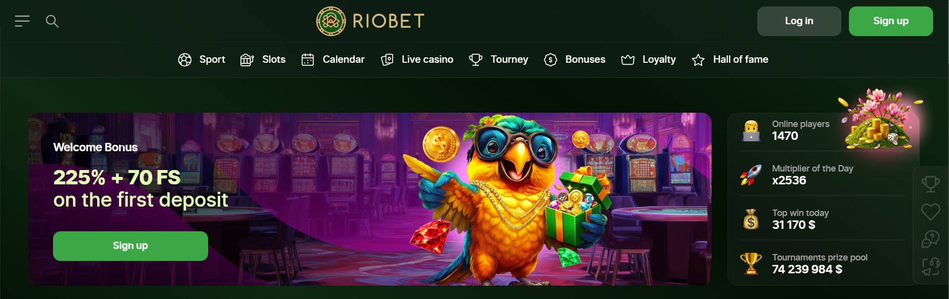 Riobet Casino screenshot